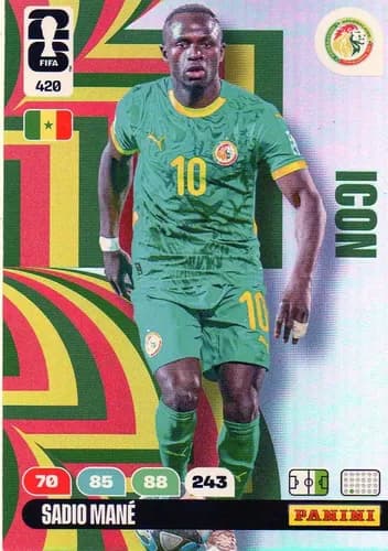 Sadio Mane 420, FIFA World Cup 2026 Adrenalyn